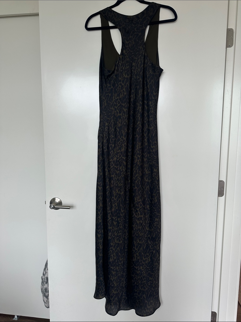 Subtle cheetah print racerback slip dress - Picture 3 of 6